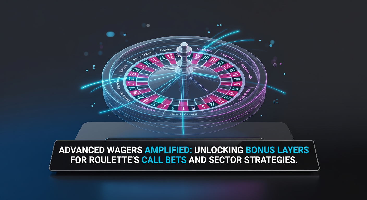 European roulette wheel highlighting sectors for call bets like Voisins du Zero and Tiers du Cylindre