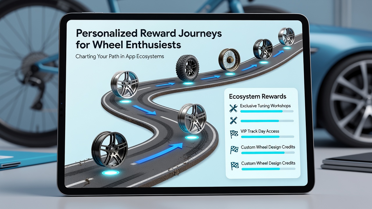 Analytics dashboard illustrating user progression through personalized roulette reward stages in a mobile application