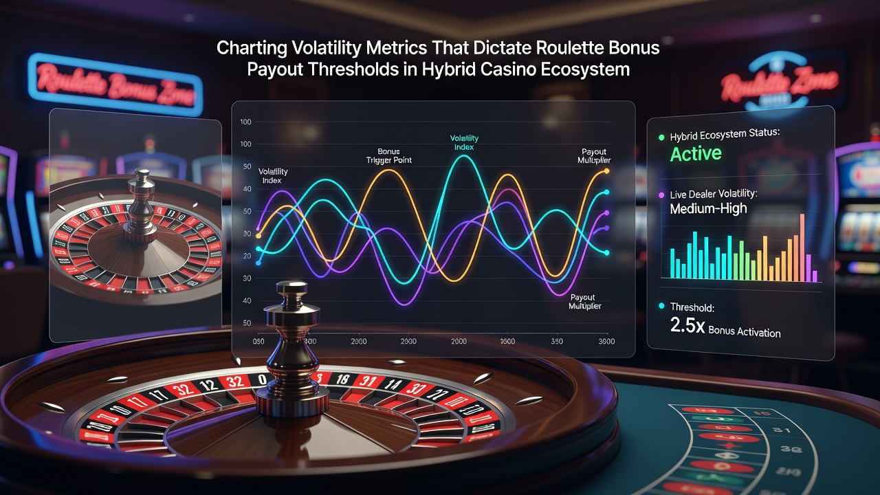 Graph illustrating volatility charting methods applied to roulette bonus thresholds in hybrid casino settings