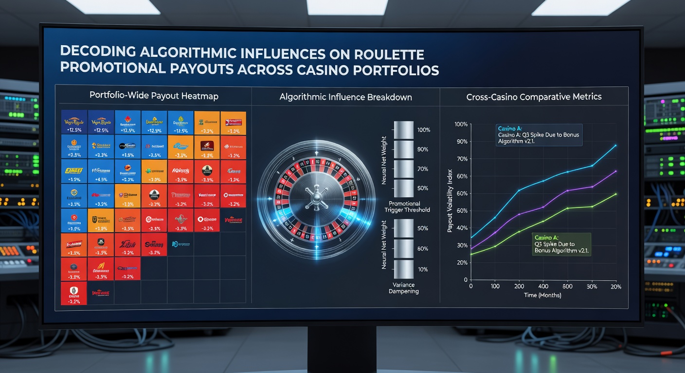 Network diagram showing interconnected casino portfolios with algorithmic nodes influencing roulette bonus distribution