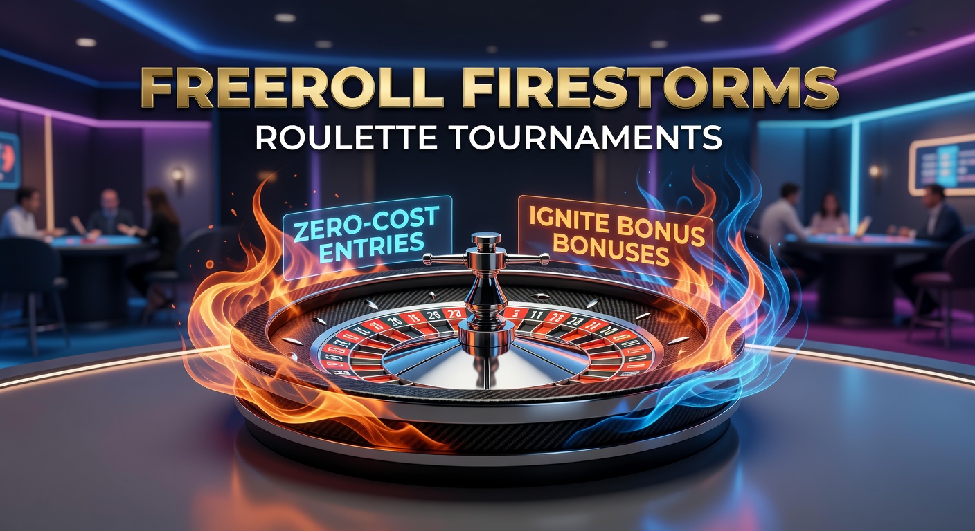 Leaderboard screenshot from a freeroll roulette tournament, showing top players with glowing bonus prize icons