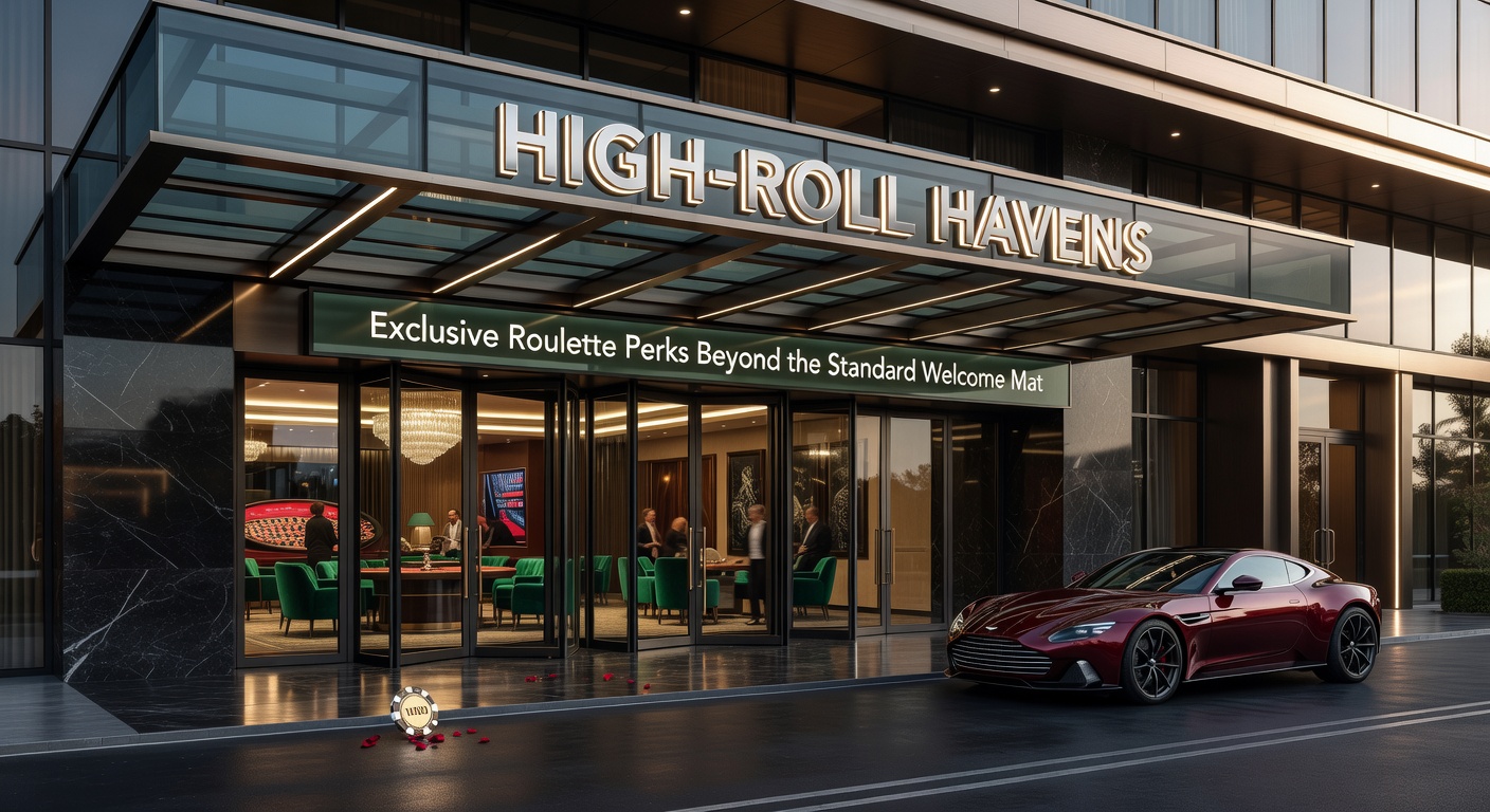 High-roller player at a private roulette table surrounded by luxury casino elements