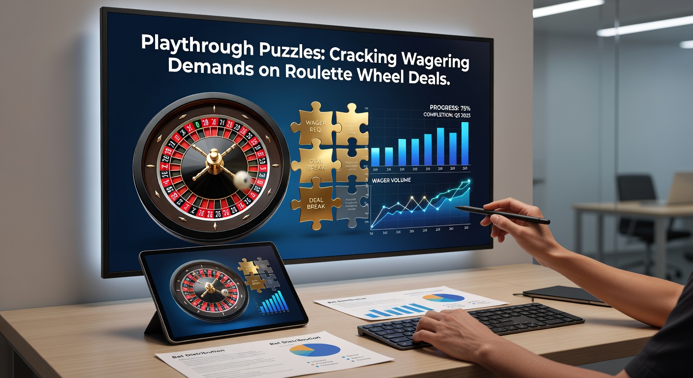 Close-up of roulette table with wagering calculator overlay and strategic bet placements marked
