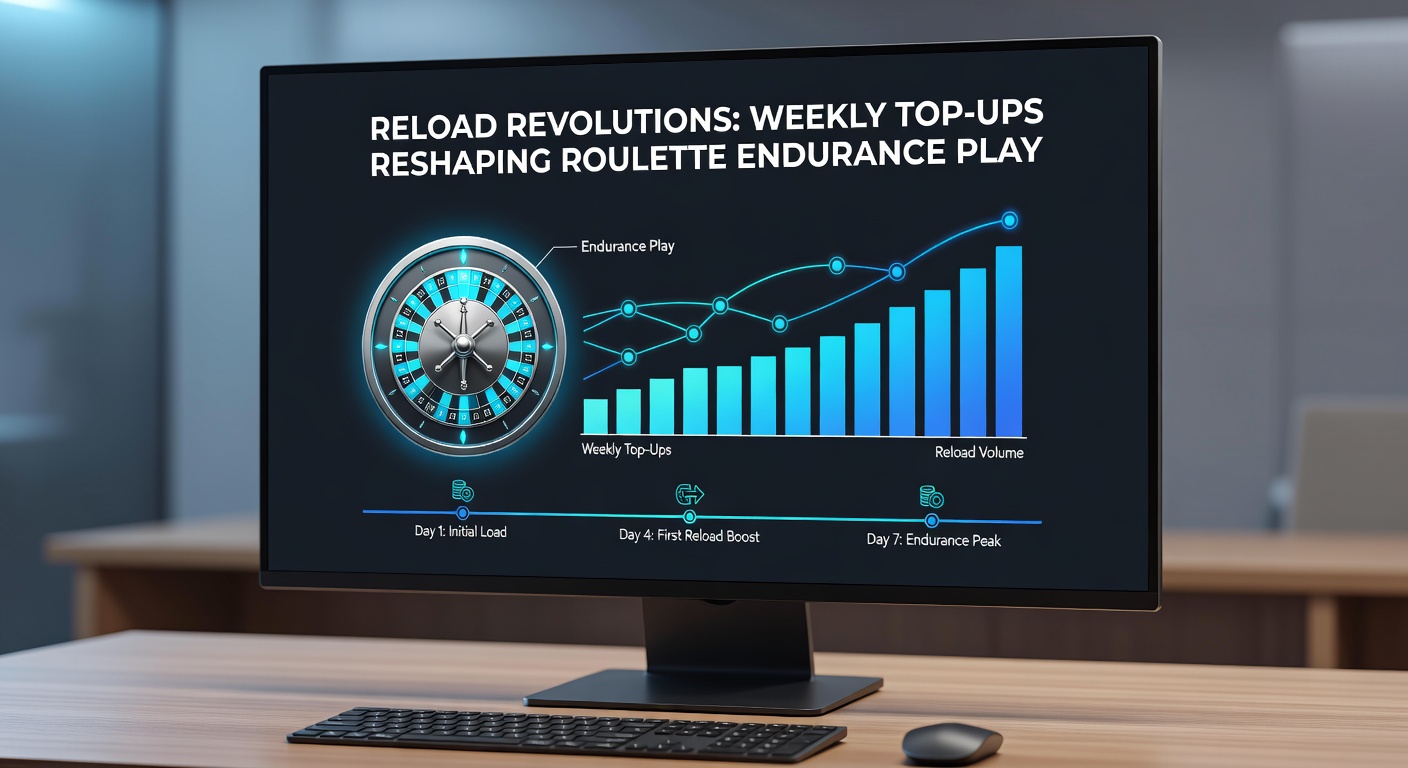 Graph showing rising session durations and reload bonus redemptions in roulette play from Q1 2026 data