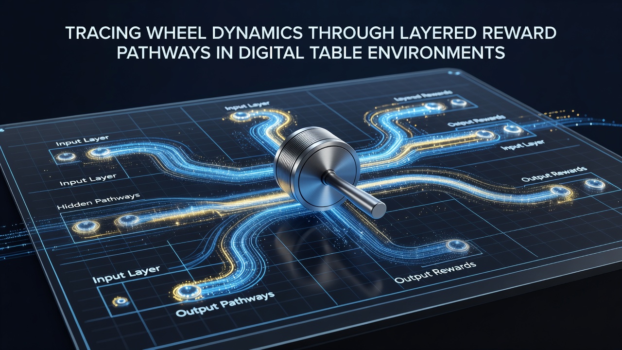 Close-up view of layered reward pathway visualization in digital roulette software with dynamic wheel data overlay